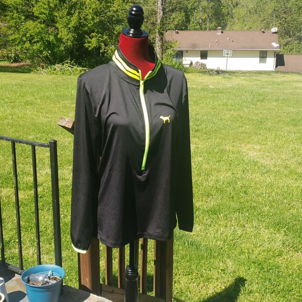 Black and neon green jacket